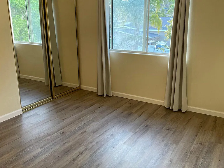 Primary bedroom with two closets