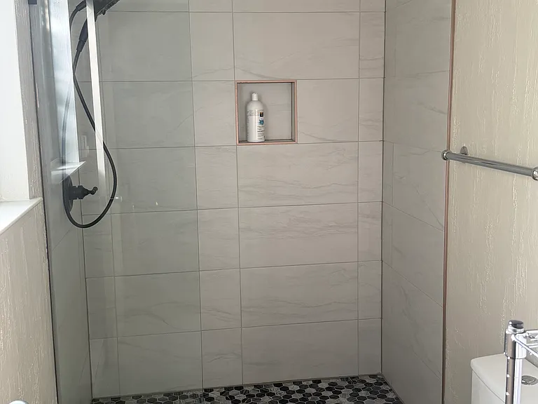master shower - separate vanity