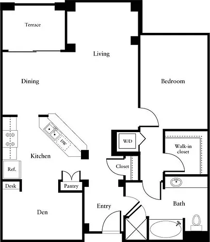 Floor plan A1-953-1009