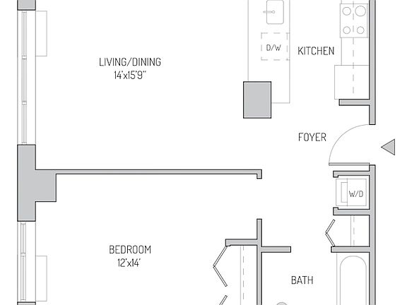 2nd image of 81 Fleet Pl APT 14T