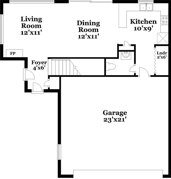 3 bed, 2.5 bath, 1101 sqft, $2,490 — Photo 2