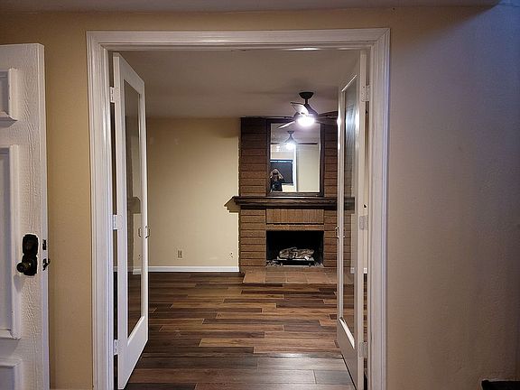 French doors to sitting room