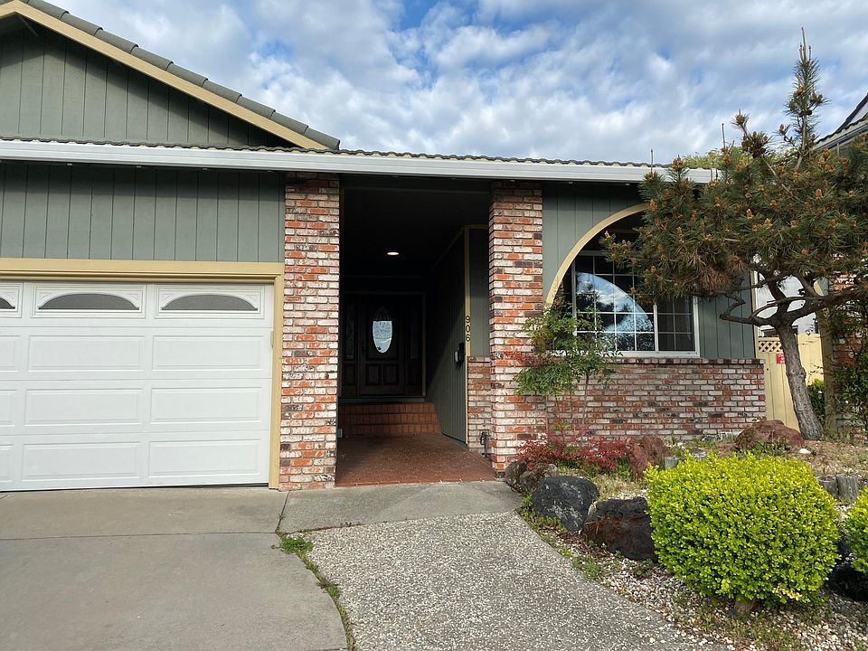 Front entrance with 2 car driveway