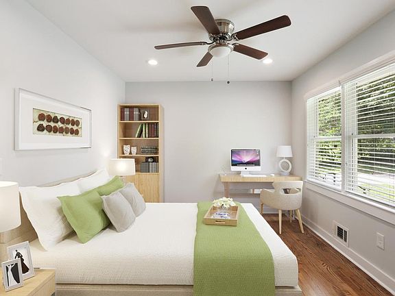 Ensuite Bedroom with large bath and 2 closets