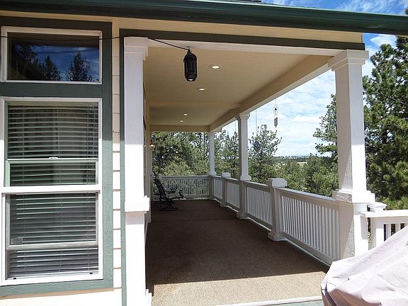 covered protion of deck