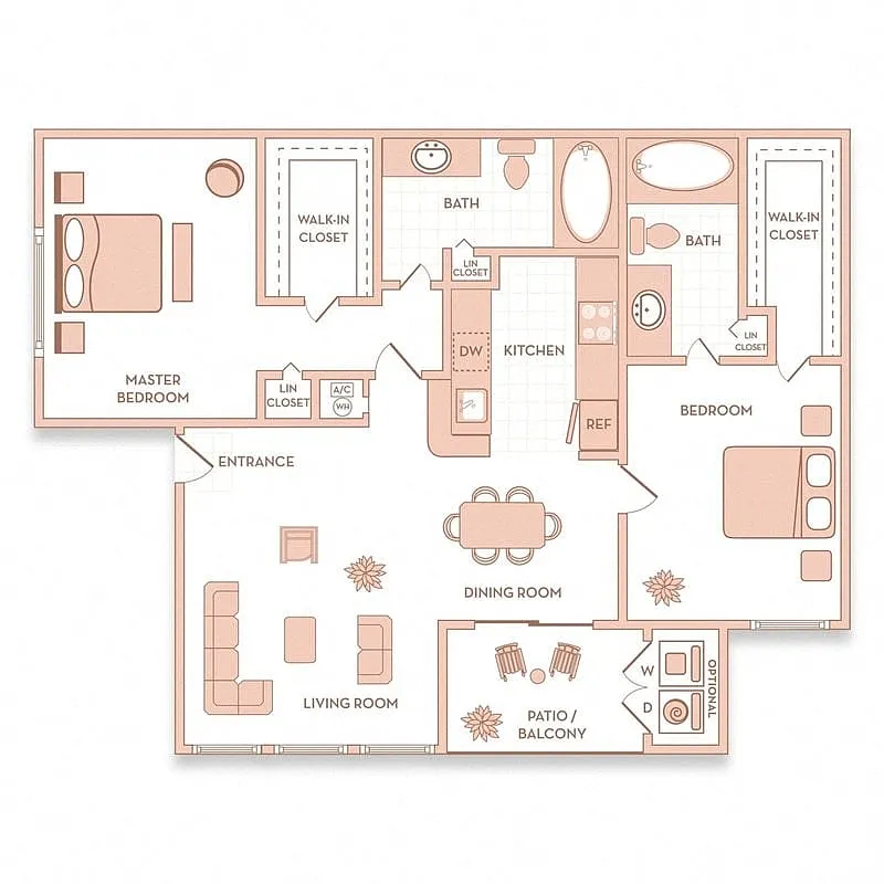 Floor plan Catalina 2/2