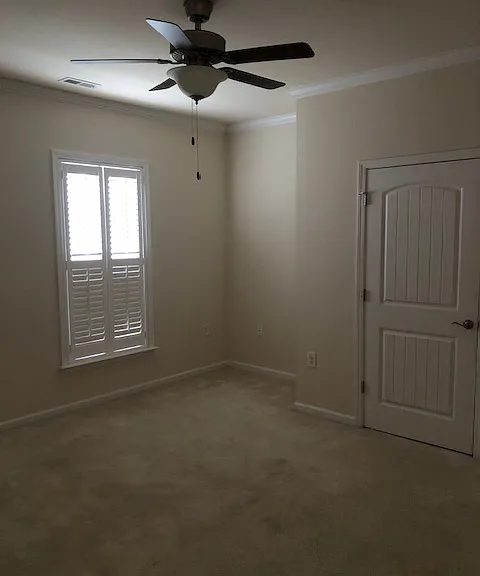 Bedroom #2 with plantation shutters