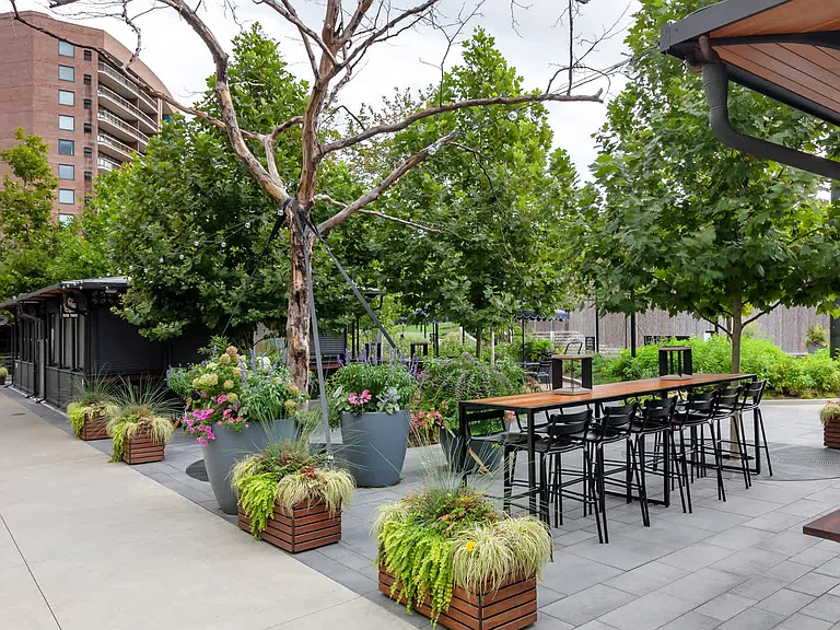 Outdoor Dining on Crystal Drive