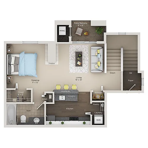 Floor plan S1R