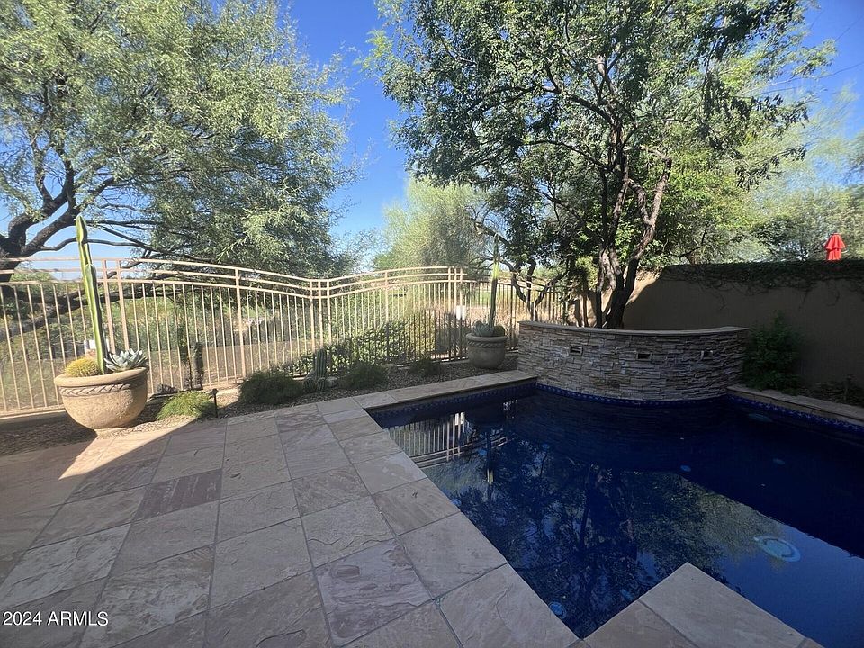 Private pool on back patio overlooking the golf course