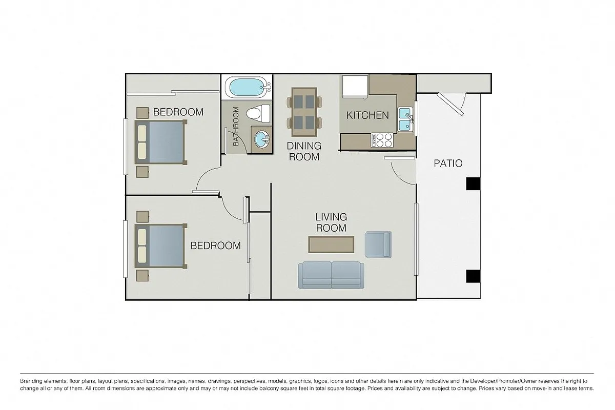 Floor plan Plan 2B
