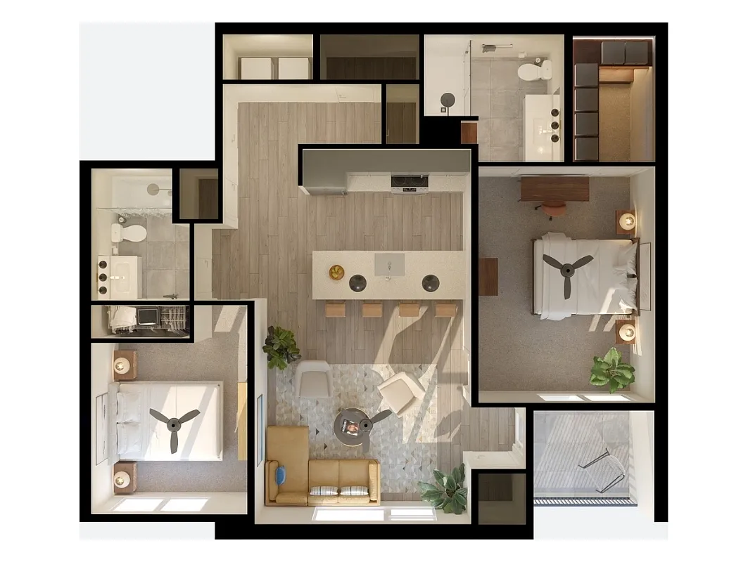 Floor plan B2