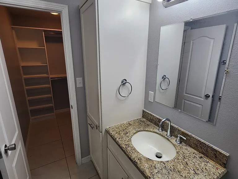 master bathroom & closet