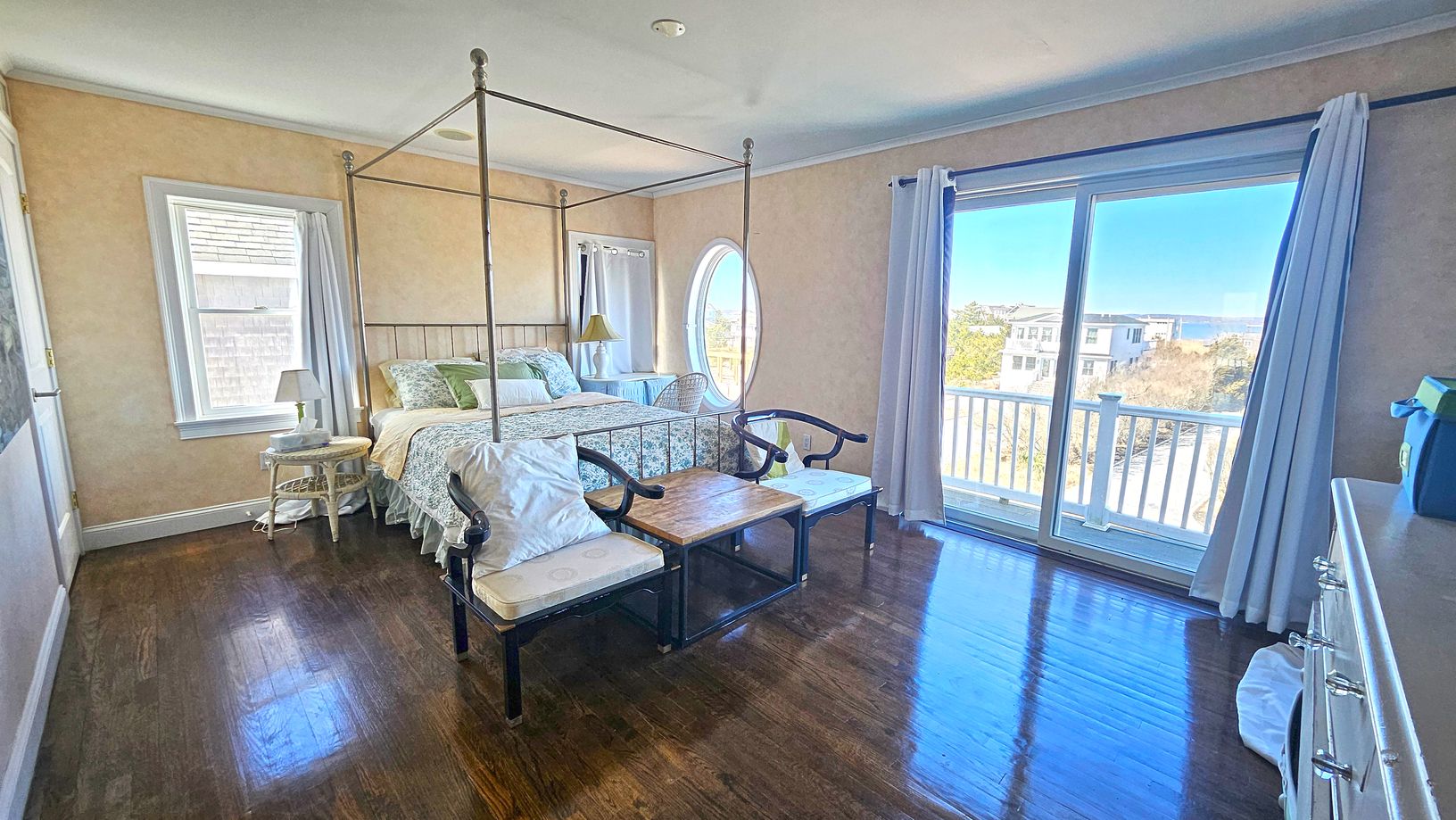  Second floor bayside bedroom (BR 4) with private bathroom and private balcony