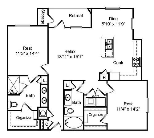 Floor plan C3