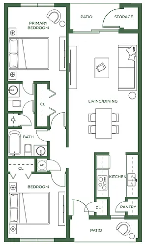 Floor plan B1