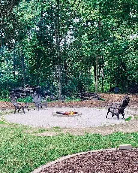 Fire pit area