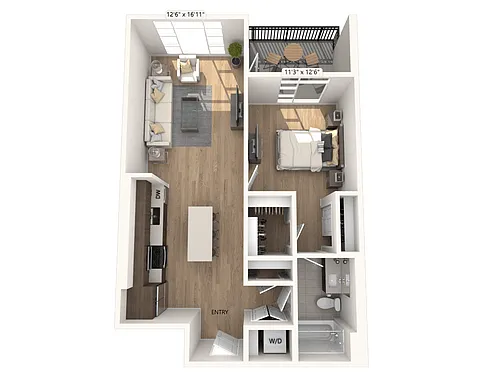 Floor plan AM15b-SF