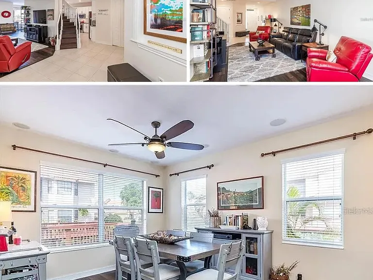 Living and Dining room areas