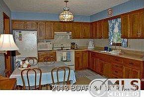 Kitchen from dining area