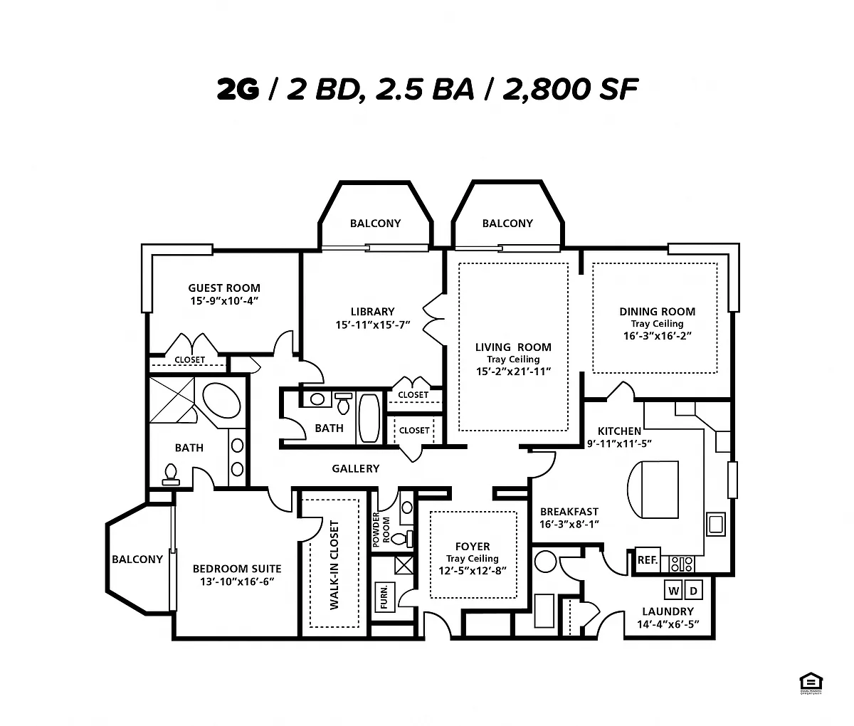 Floor plan 2G