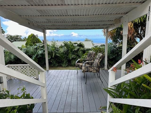 exterior patio with view