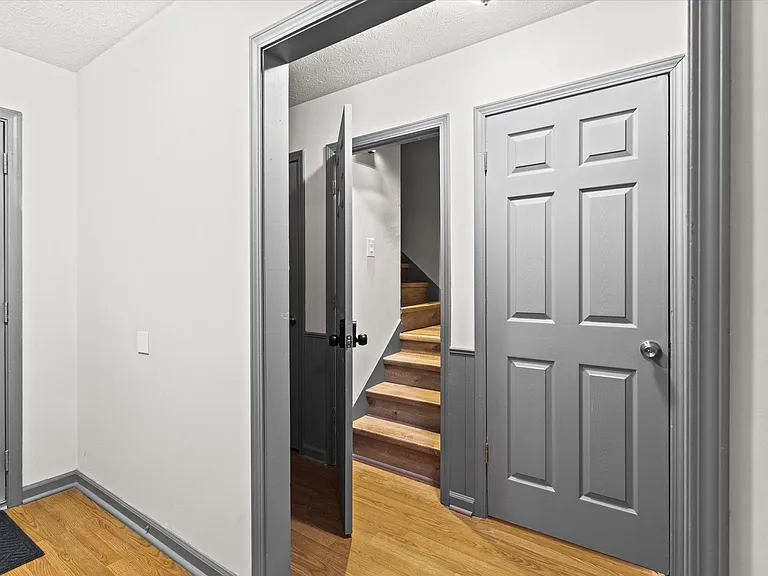 Room #4 is on the second floor of the house. Stairs are required to access this room.