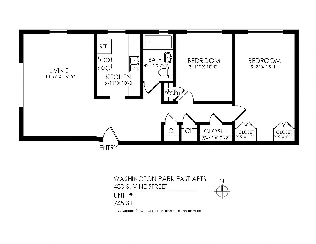 Floor plan 2 Bedroom