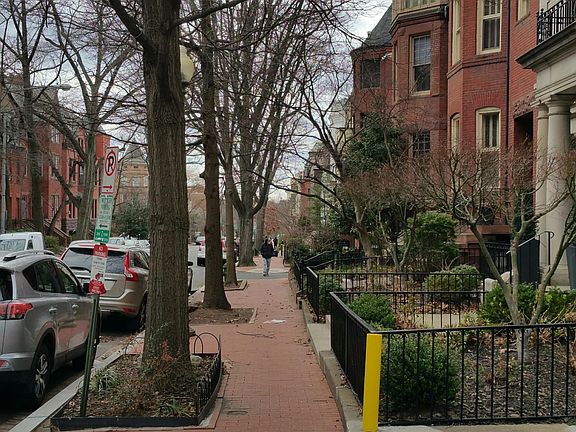 Sidewalk Outside Condominium Building