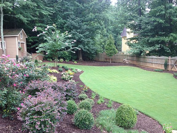 Right Side of Backyard