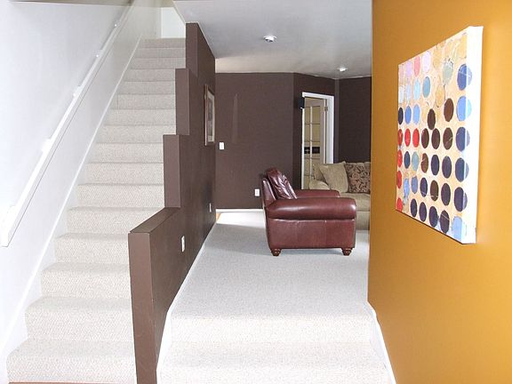 Stairs to Master/Living room from Dining room