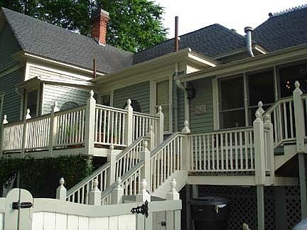 Back view of home