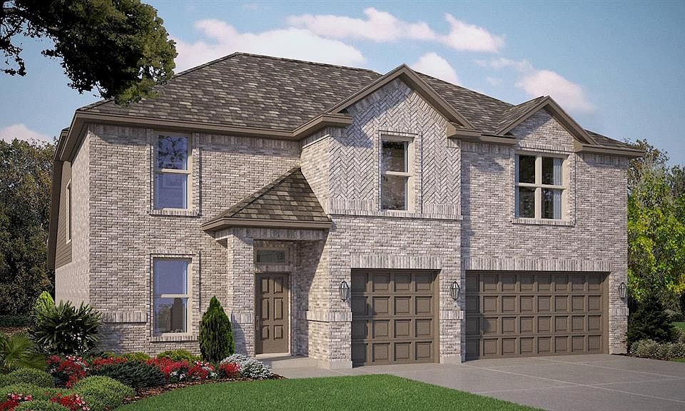 Front Elevation - D.R. Horton''s WimberleyFloorplan Elevation A - All Home and community information, including pricing, included features, terms, availability and amenities, are subject to change at any time without notice or obligation. All Drawings, pictures, photographs, video, square footages, floor plans, elevations, features, colors and sizes are approximate for illustration purposes only and will vary from the homes as built.