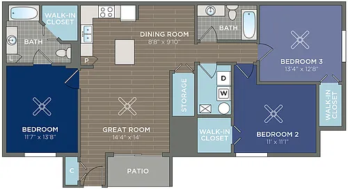 Floor plan Rockaway