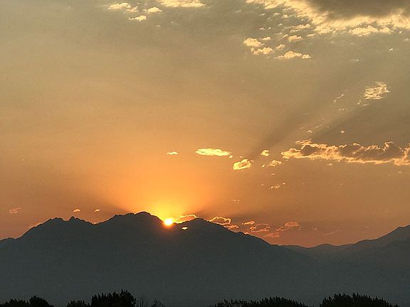 Sunrise from the deck!