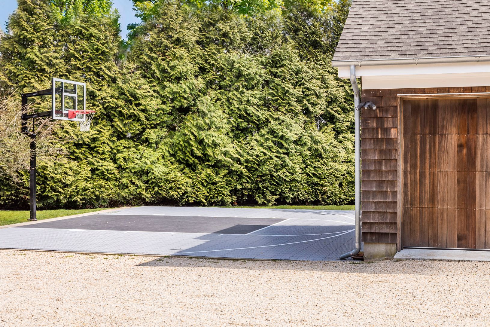  Basketball off Detached Garage