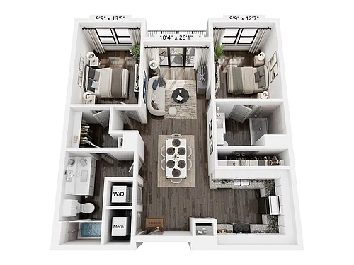 Floor plan B1