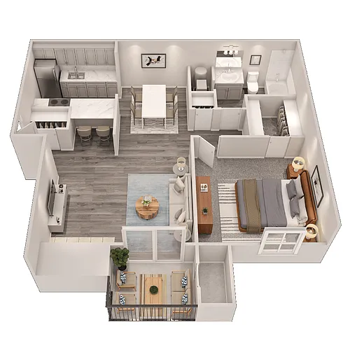 Floor plan Brooklyn - Renovated