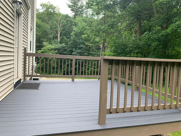 Deck off the kitchen