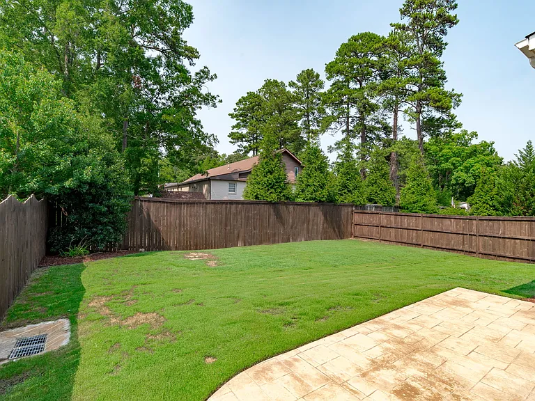 Fenced in yard