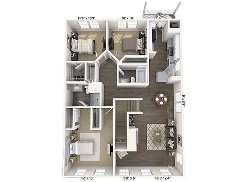 Floor plan C2B