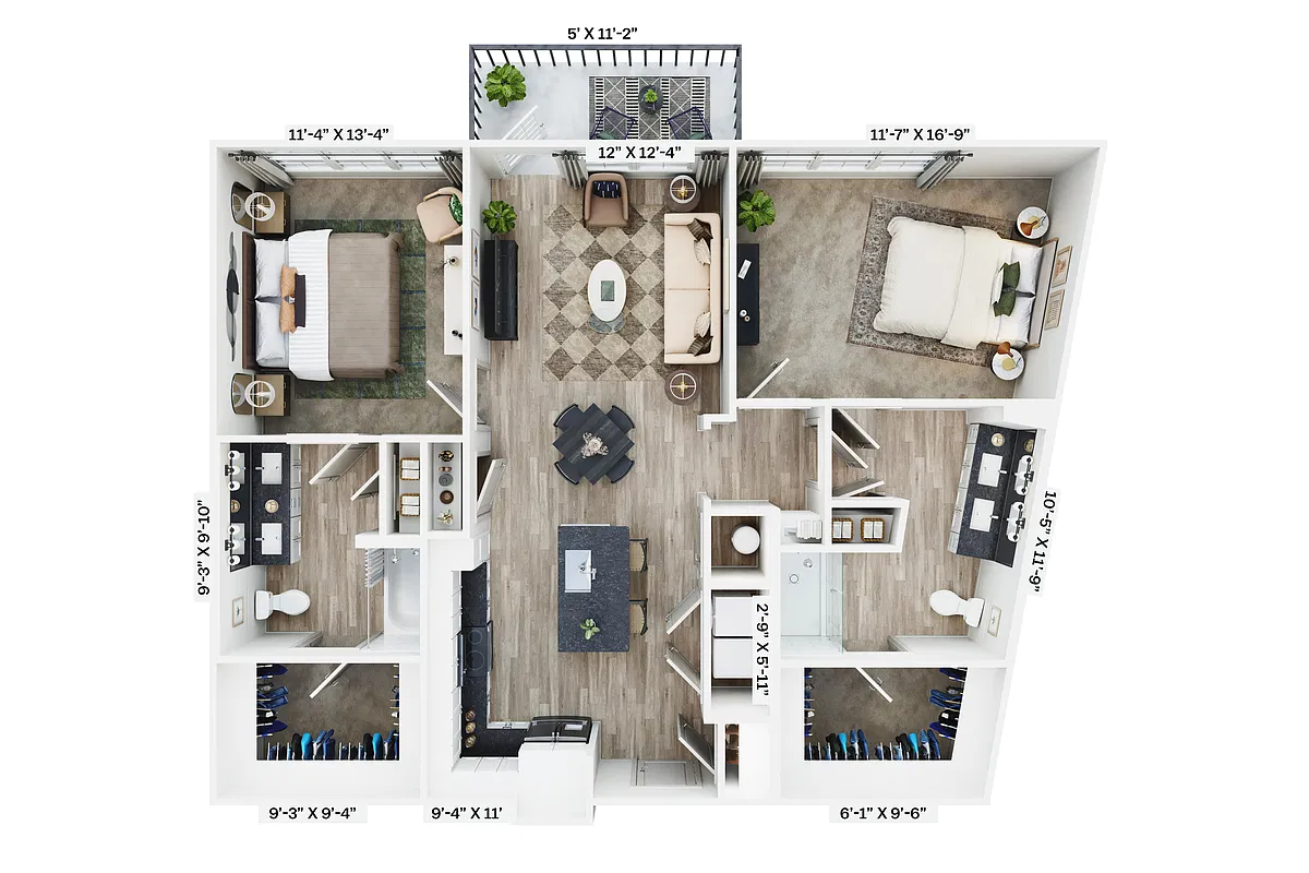 Floor plan B2