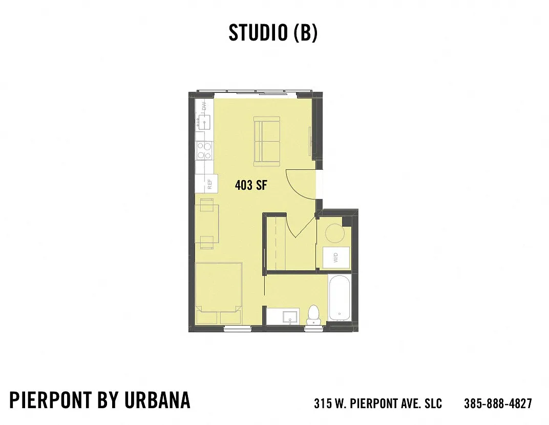 Floor plan STUDIO (B)