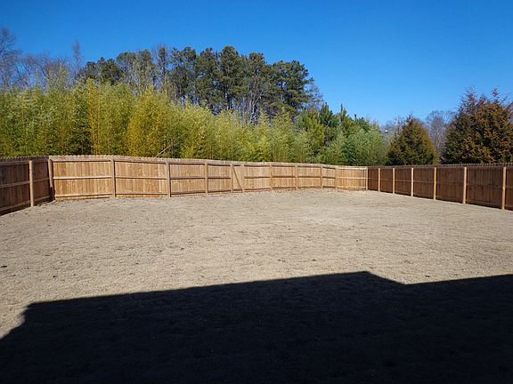 Large backyard