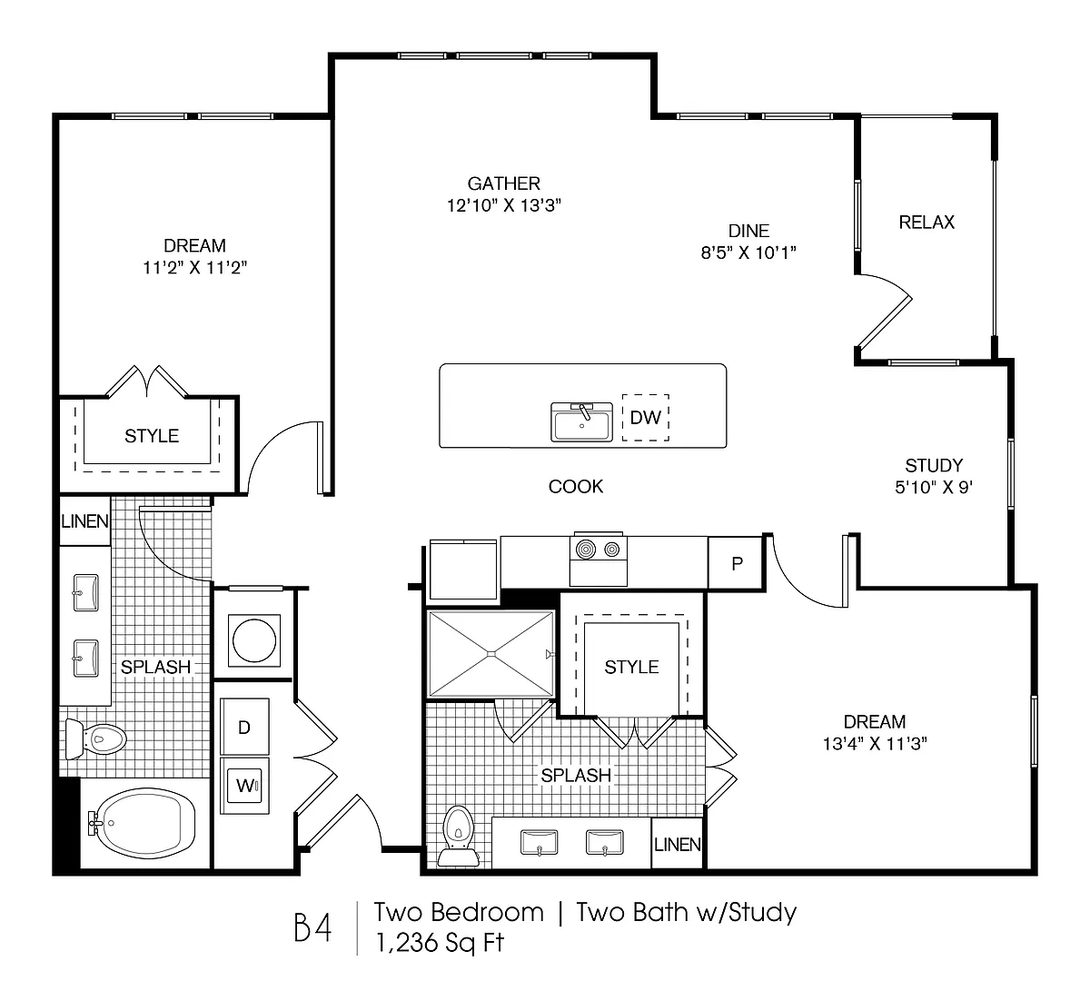 Floor plan 2X2