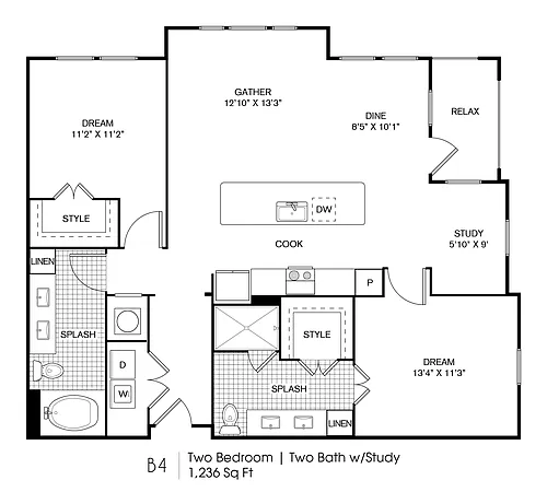Floor plan B4