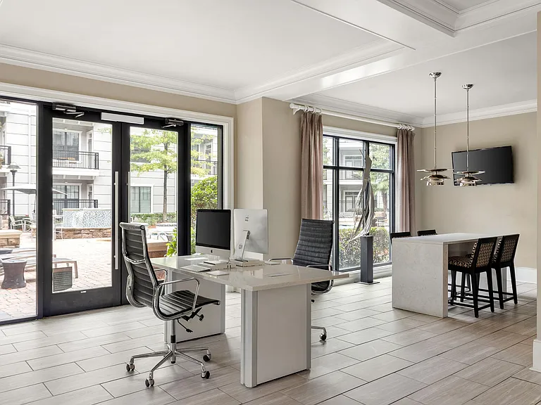 Experience a serene and productive work environment with a view that inspires.