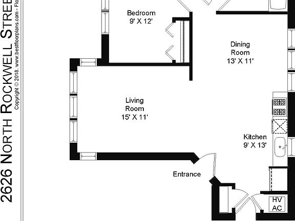 2nd image of 2626 N Rockwell St #3B