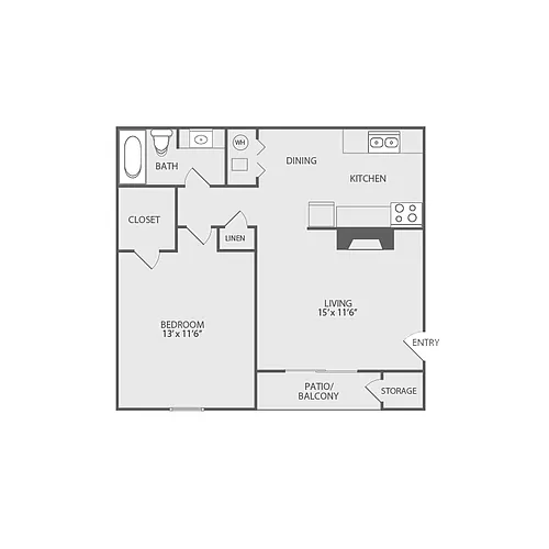 Floor plan The Cedar - 11B