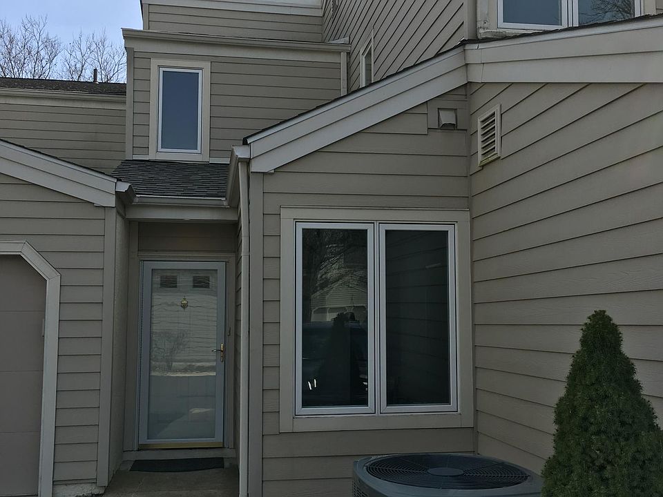 Front Door. No stairs to get in the door. Newer hybrid heating/air.